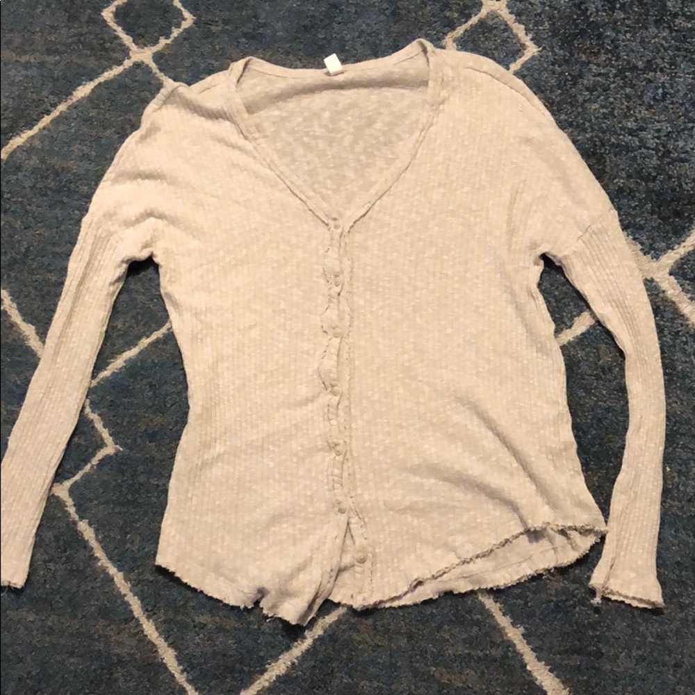 BP button down lightweight shirt in oatmeal